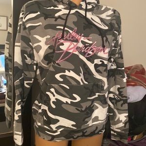 Harley Davidson gray camo sweatshirt. Like new.